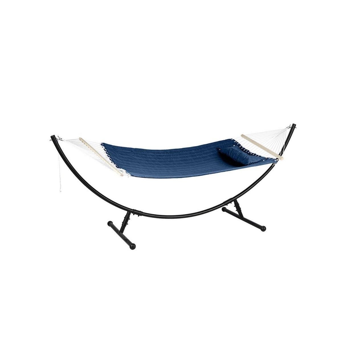 HESPERIDE Toile de hamac matelassé bleu indigo Akio - Hespéride