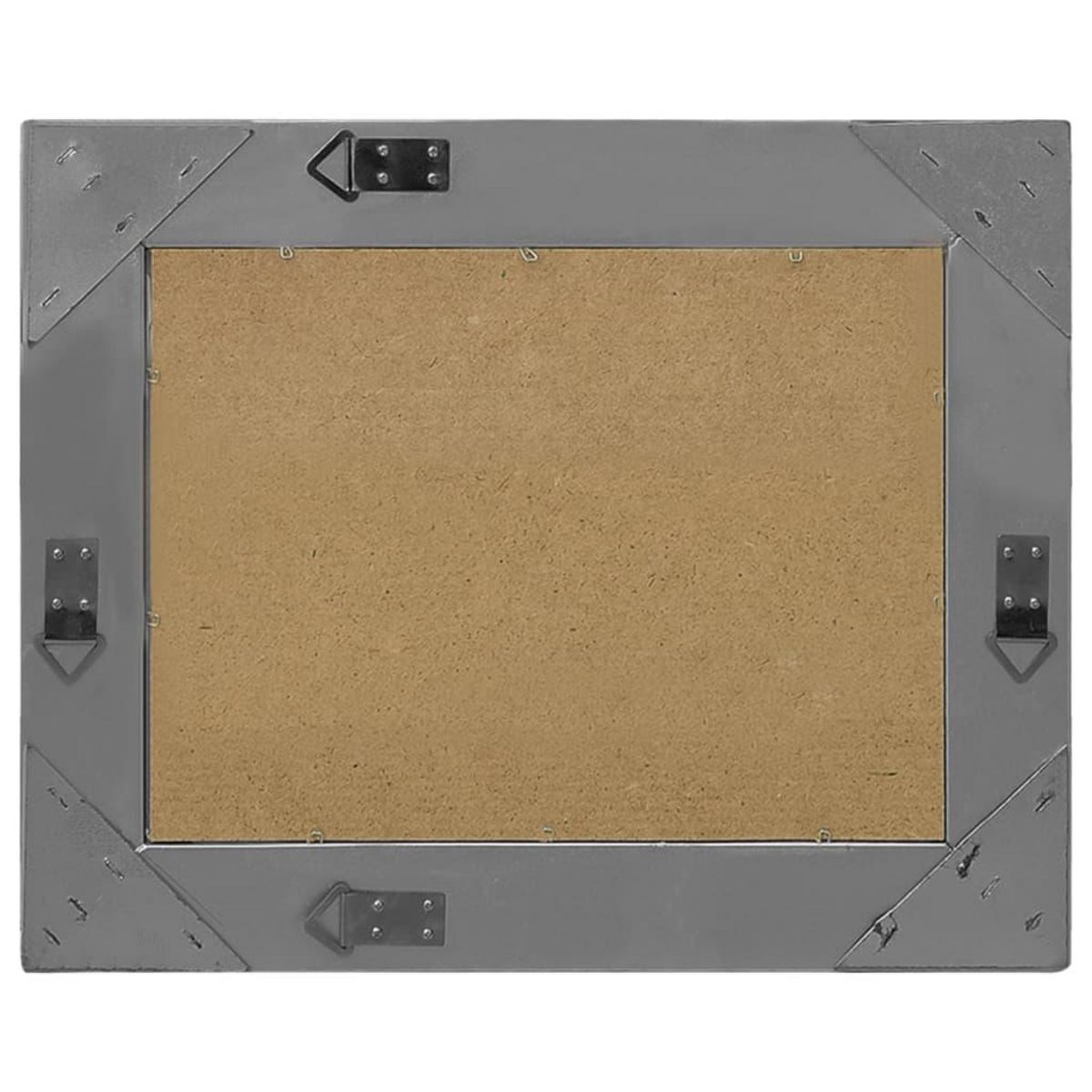 VIDAXL Miroir mural style baroque 60x40 cm noir