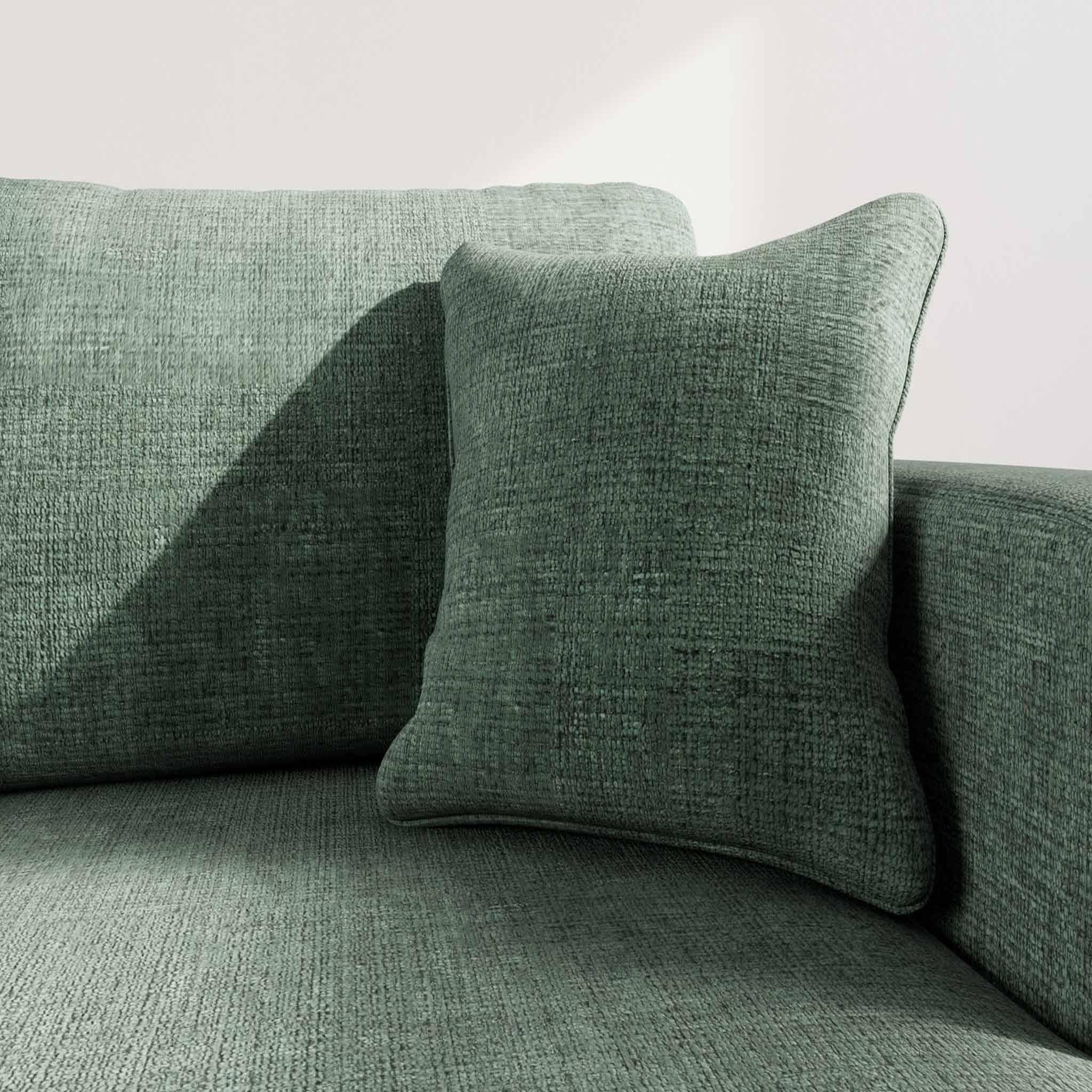 Voir la diapositive 4 : BEST MOBILIER Miro - canapé d'angle droit 4 places convertible avec coffre en velours texturé