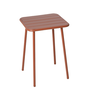 Voir la diapositive 4 : CONCEPT USINE Table carrée 2 places 50x50cm terracotta BERGAME