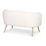 Voir la diapositive 3 : Paris Prix Canapé 2 Places en Bouclette  Dabren  138cm Beige