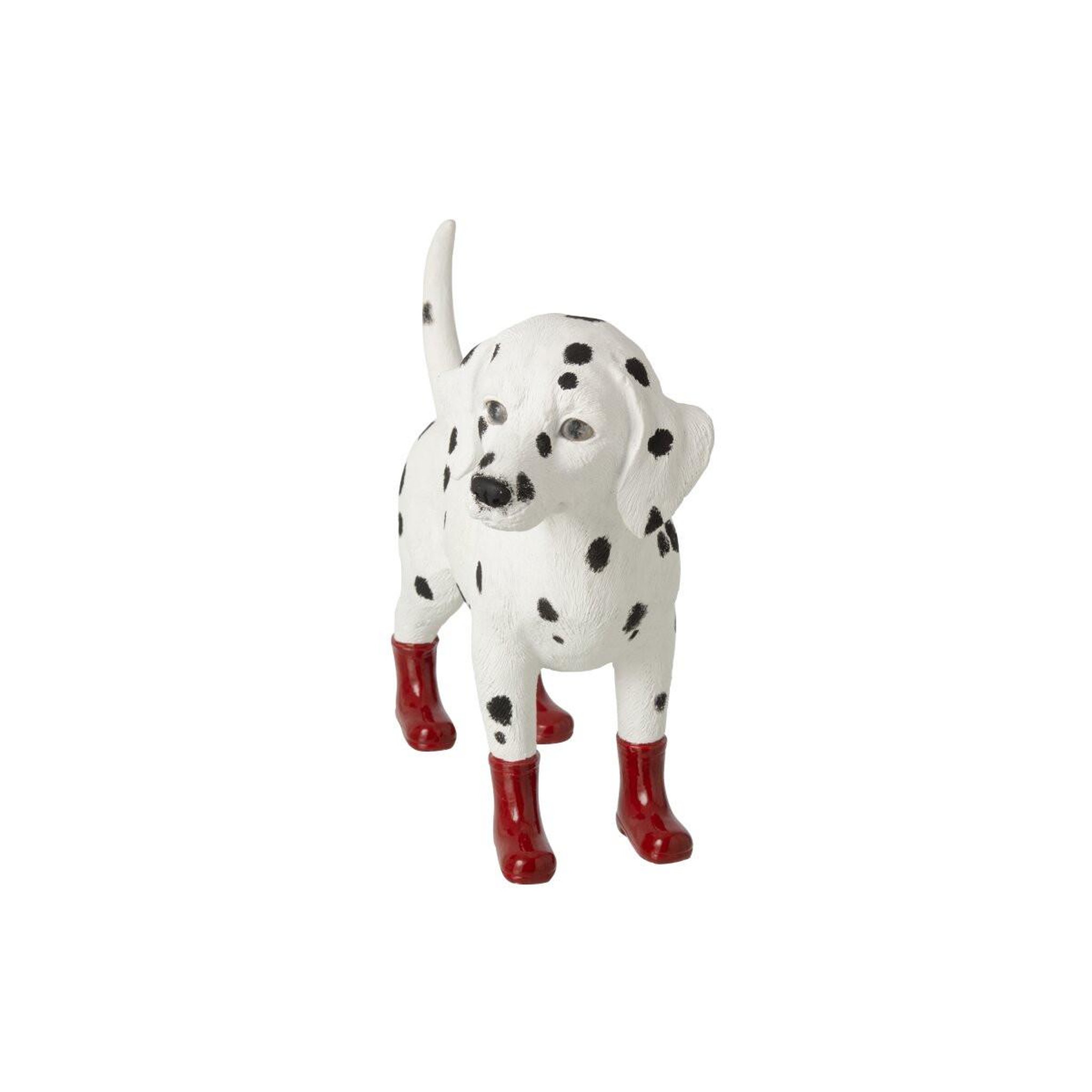 Voir la diapositive 2 : J-LINE Statuette déco dalmatien  kenzo  30cm multicolore