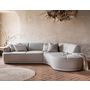 Voir la diapositive 6 : BEST MOBILIER Siena - canapé d'angle droit - 5 places - en tissu