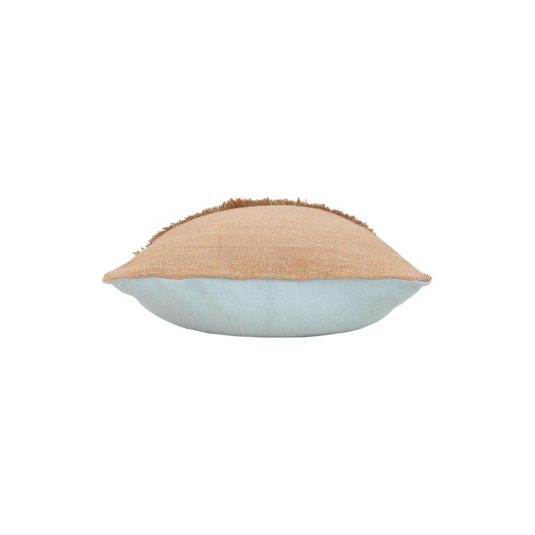 Voir la diapositive 2 : Douceur d'Intérieur Coussin déco imprimé avec jute  hera  30x50cm menthe