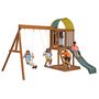 Voir la diapositive 6 : Kidkraft Aire de jeux avec toboggan - Bois - H2,41m - AINSLEY 