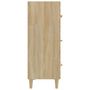 Voir la diapositive 4 : VIDAXL Buffet Chene sonoma 70x34x90 cm Bois d'ingenierie