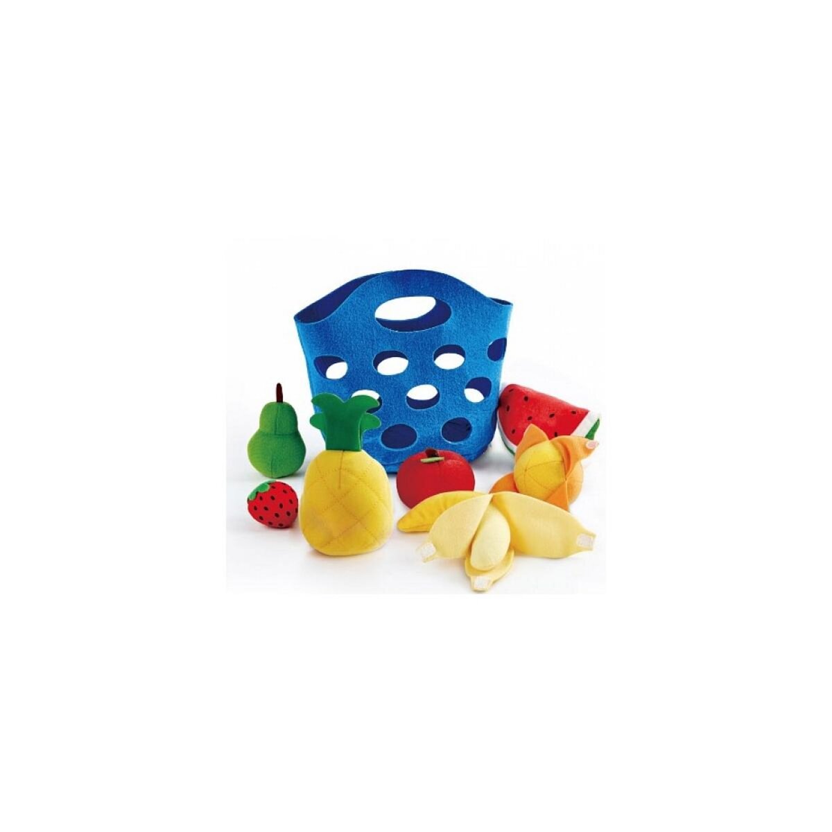 Hape Panier en feutre pour enfants avec fruits colorés
