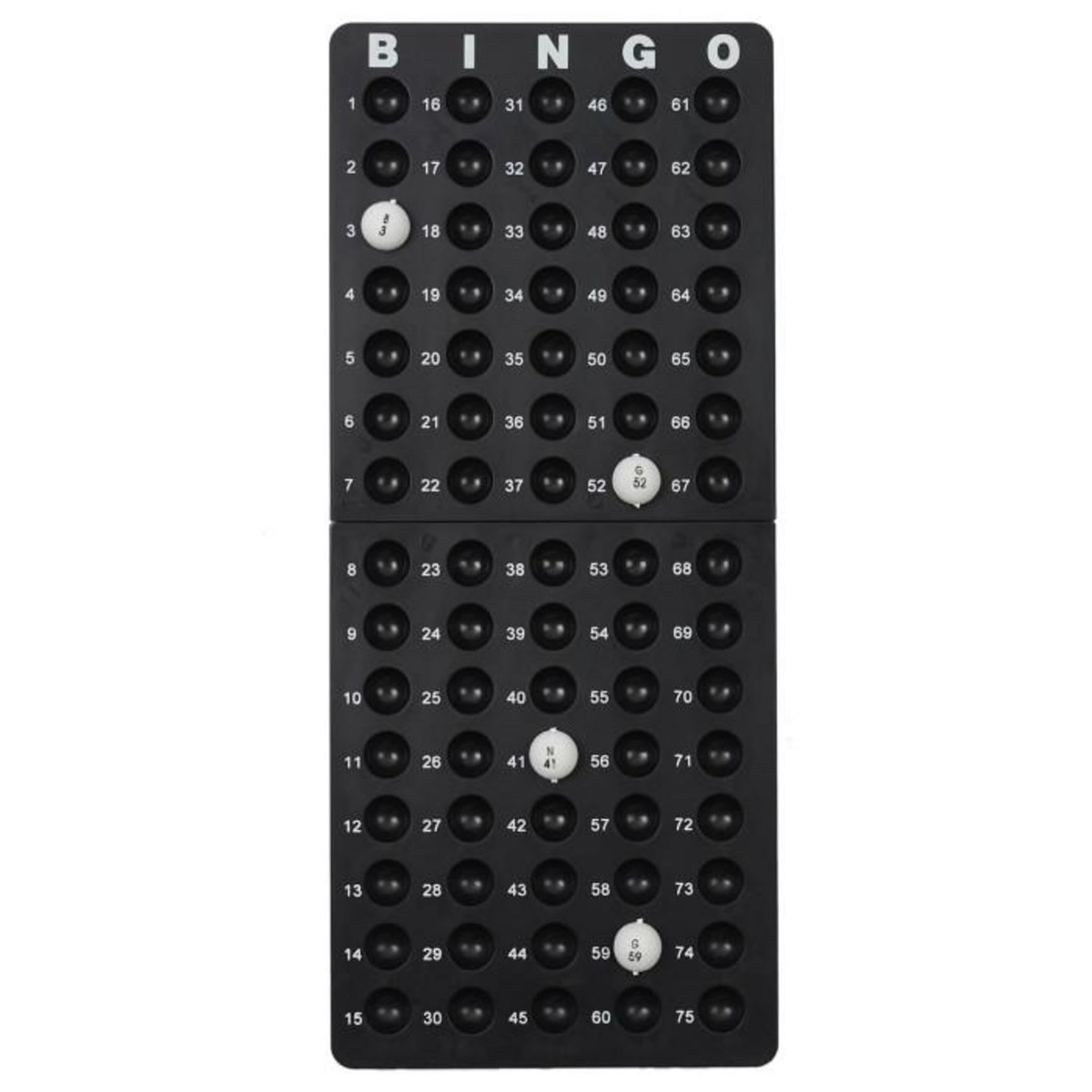 Paris Prix Jeu de Société  Bingo  23cm Noir & Blanc