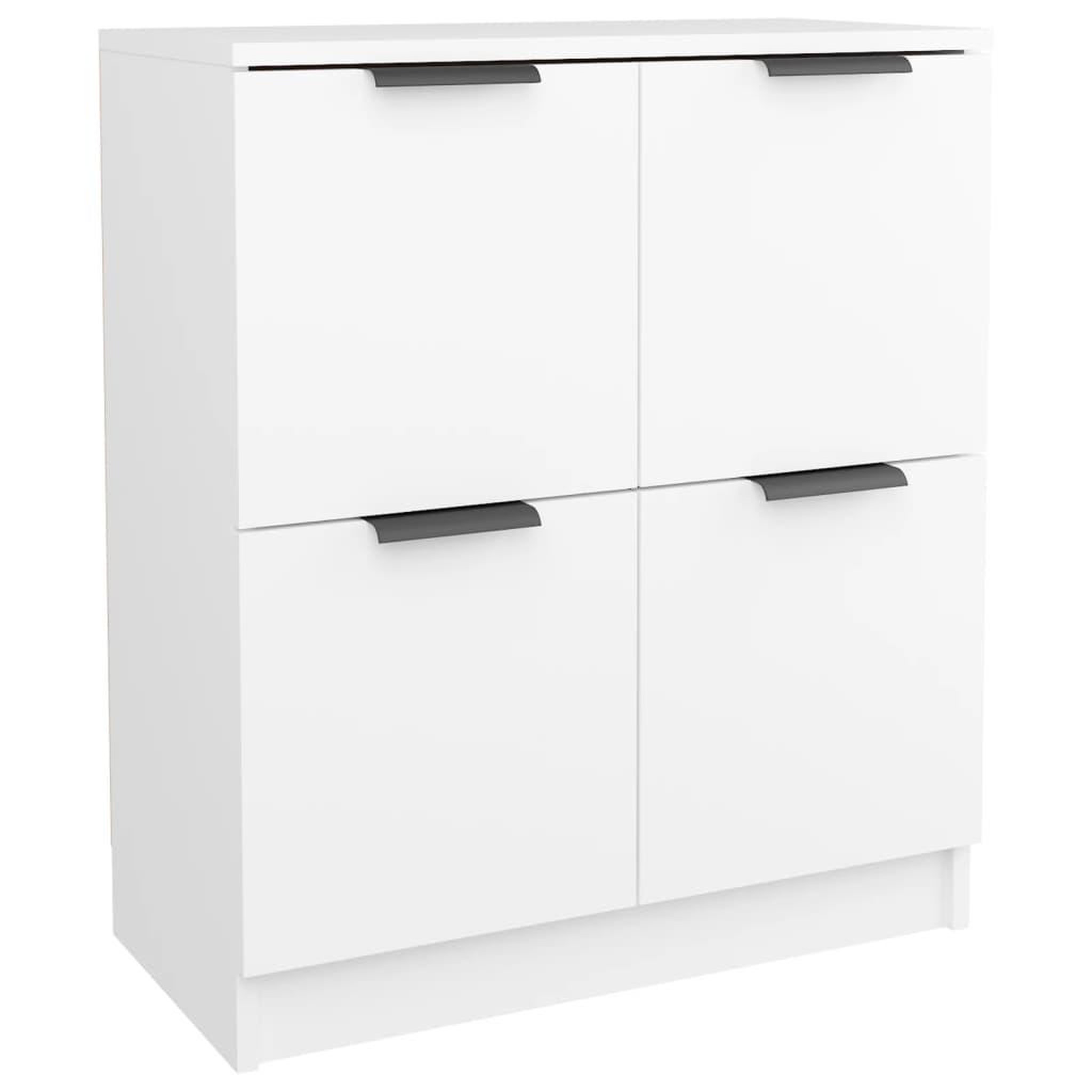 Voir la diapositive 2 : VIDAXL Buffet Blanc 60x30x70 cm Bois d'ingenierie