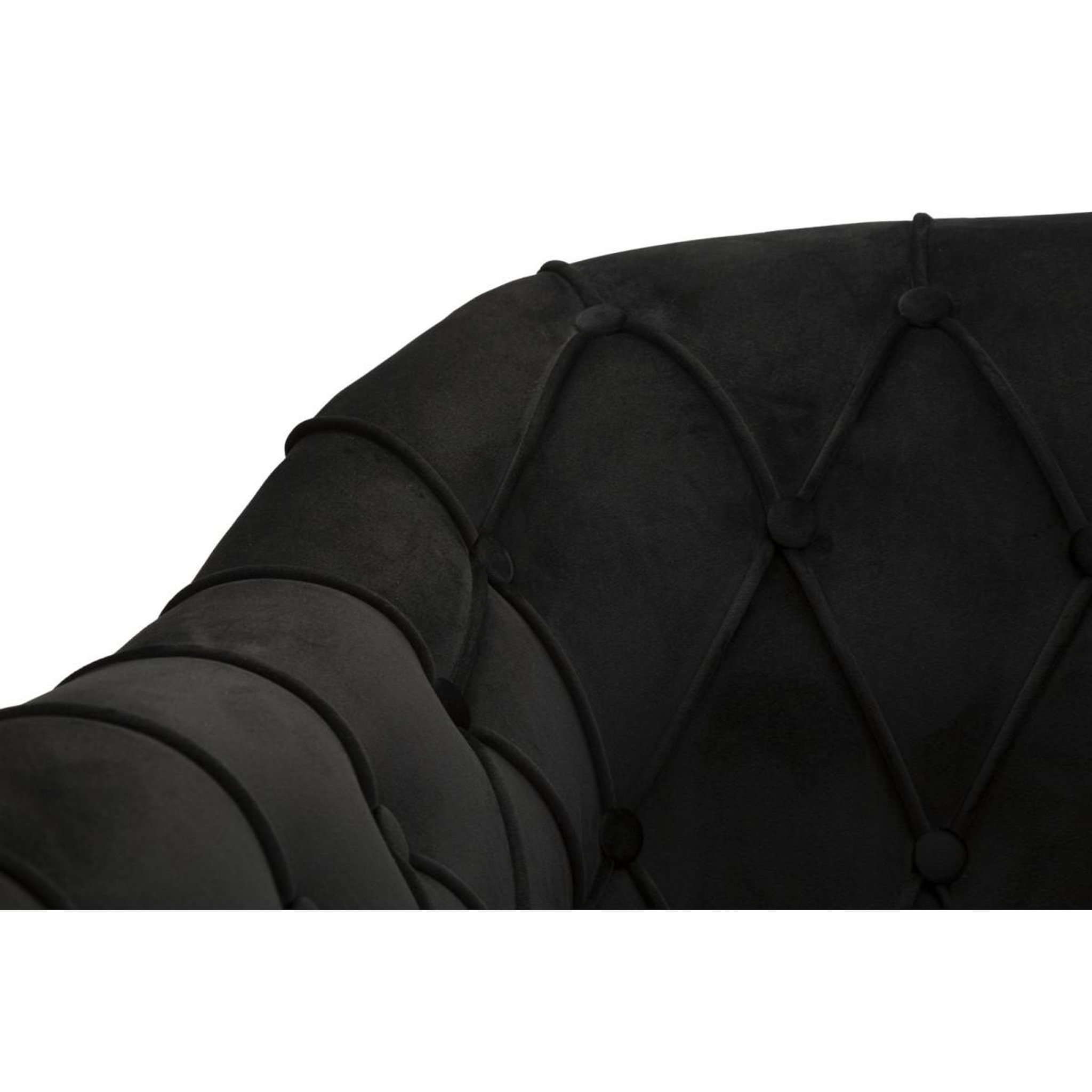Voir la diapositive 6 : Paris Prix Fauteuil design matelassé  budapest  91cm noir