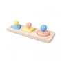 Voir la diapositive 1 : Hape Puzzle Montessori de tri de formes en riz japonais – Éducatif et sans BPA