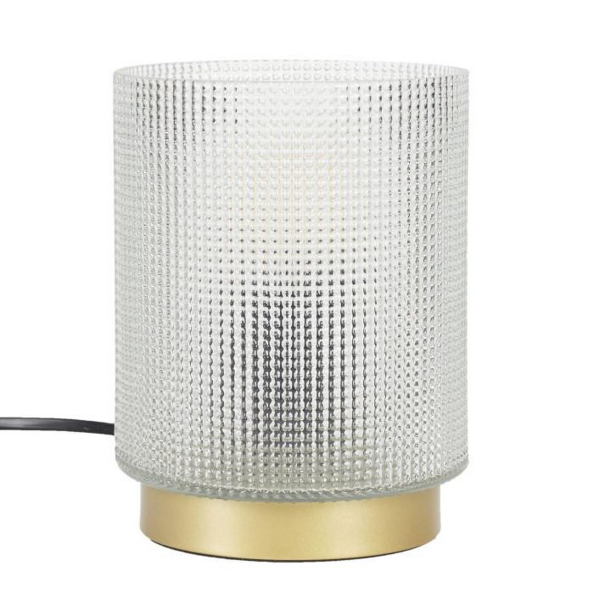 Paris Prix Lampe à Poser Design Embossé  Lounge  15cm Blanc
