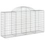 Voir la diapositive 3 : VIDAXL Paniers a gabions arques 7 pcs 200x50x100/120 cm fer galvanise