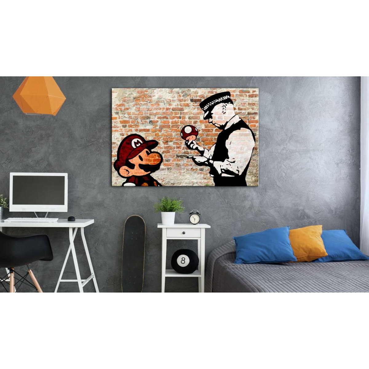 Paris Prix Tableau Imprimé  Banksy - Police Caution