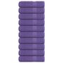 Voir la diapositive 1 : VIDAXL Essuie mains 10 pcs violet 50x100 cm 360 g m² 100% coton