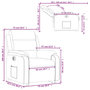 Voir la diapositive 6 : VIDAXL Fauteuil inclinable electrique vert fonce velours