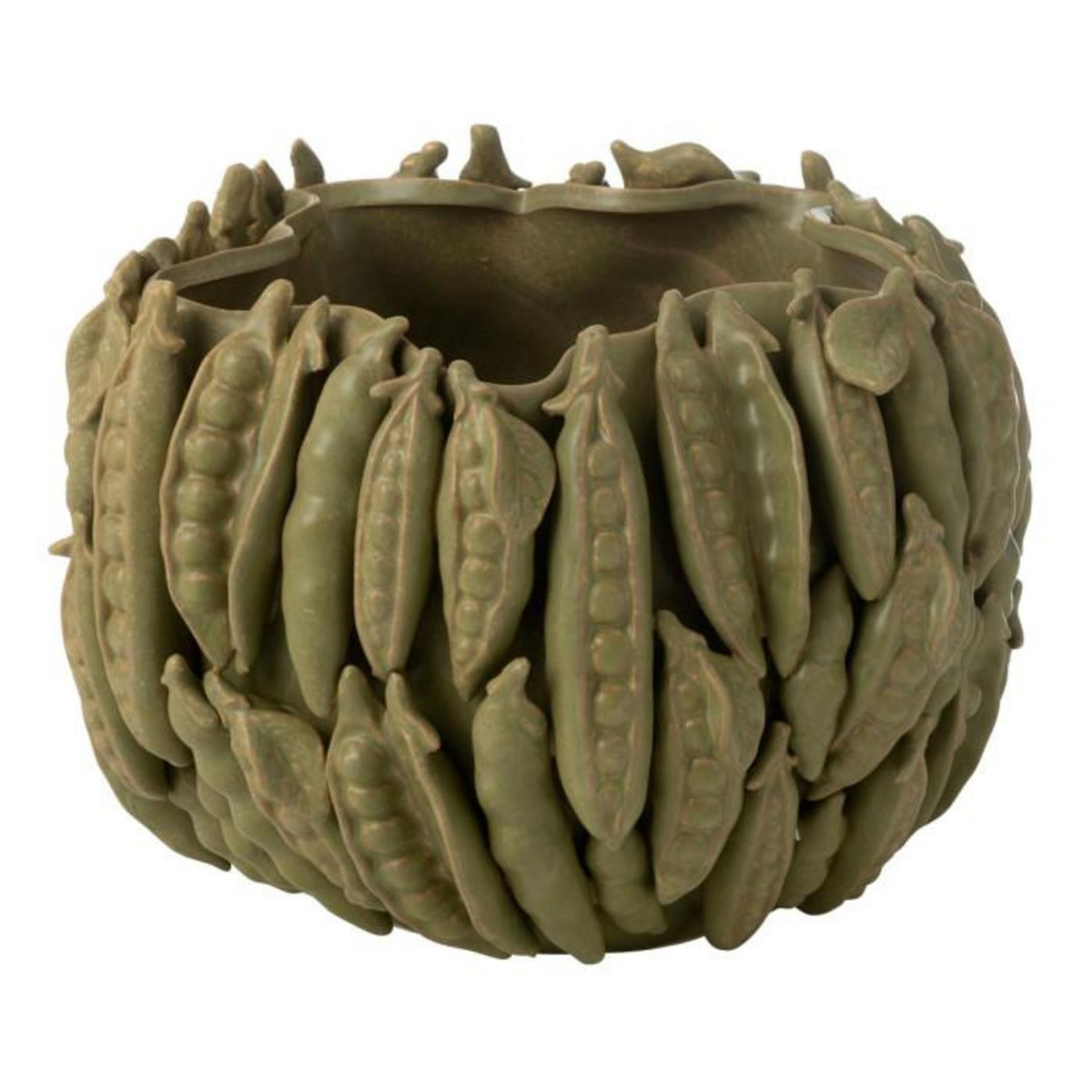 Paris Prix Vase Déco en Argile  Petit Pois  34cm Vert
