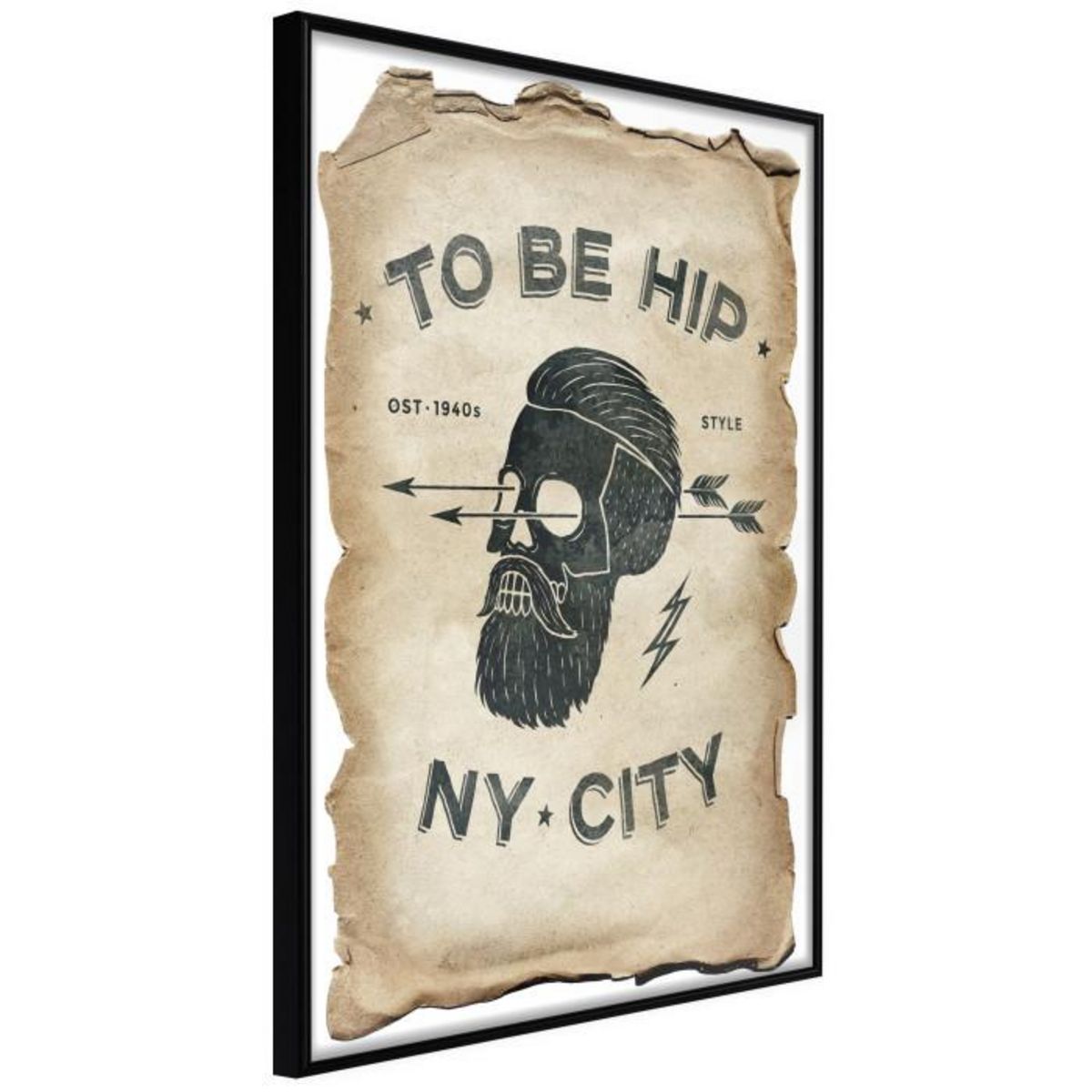 Paris Prix Affiche Murale Encadrée  Hipster