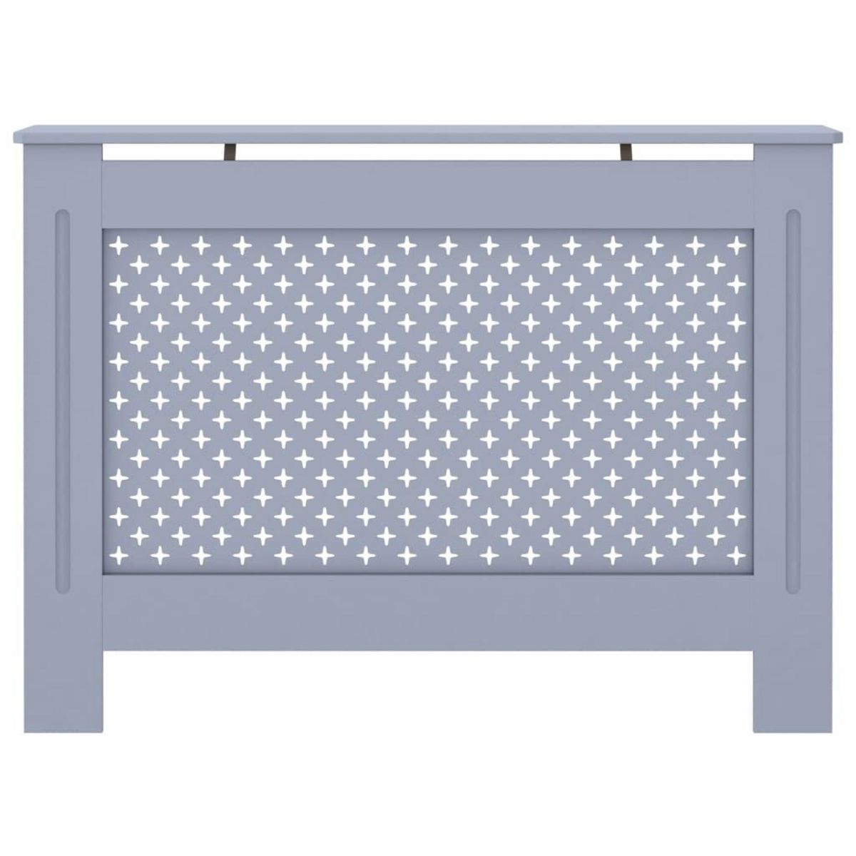 VIDAXL Cache-radiateur anthracite 112x19x81,5 cm MDF