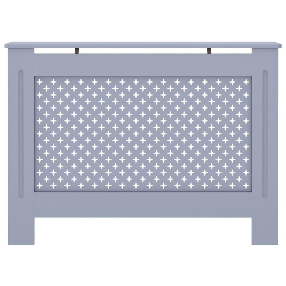 VIDAXL Cache-radiateur anthracite 112x19x81,5 cm MDF