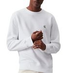 CALVIN KLEIN JEANS Sweat  Homme Calvin Klein Jeans Essential Bright. Coloris disponibles : Blanc
