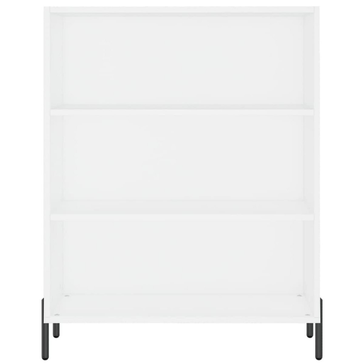 VIDAXL Armoire a etageres blanc 69,5x32,5x90 cm bois d'ingenierie