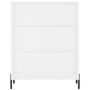 Voir la diapositive 4 : VIDAXL Armoire a etageres blanc 69,5x32,5x90 cm bois d'ingenierie