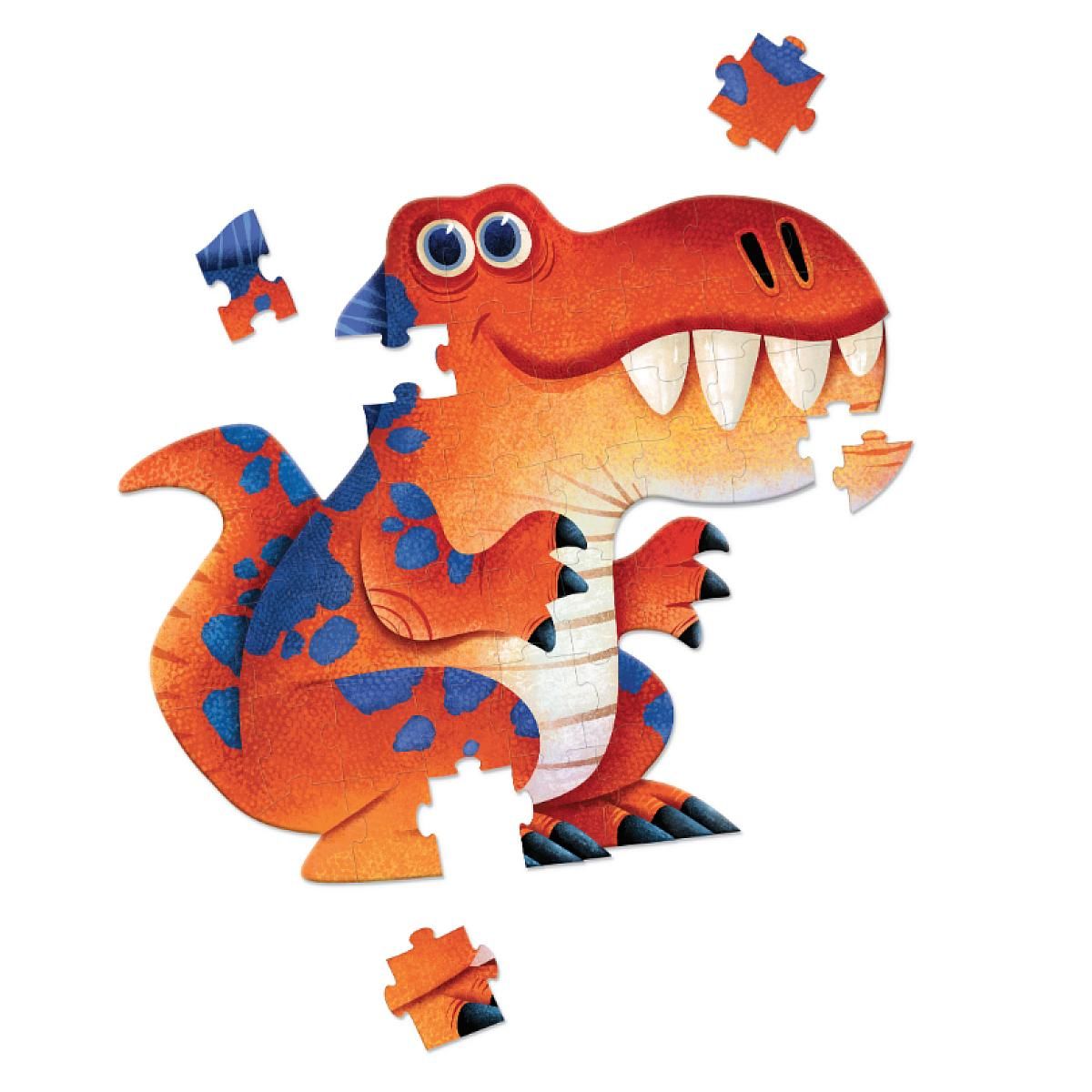 CROCODILE CREEK Puzzle Jumbo - 48 pieces - Dinosaures