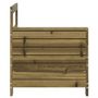 Voir la diapositive 5 : VIDAXL Canape de jardin accoudoir 69x62x70,5 cm bois de pin impregne