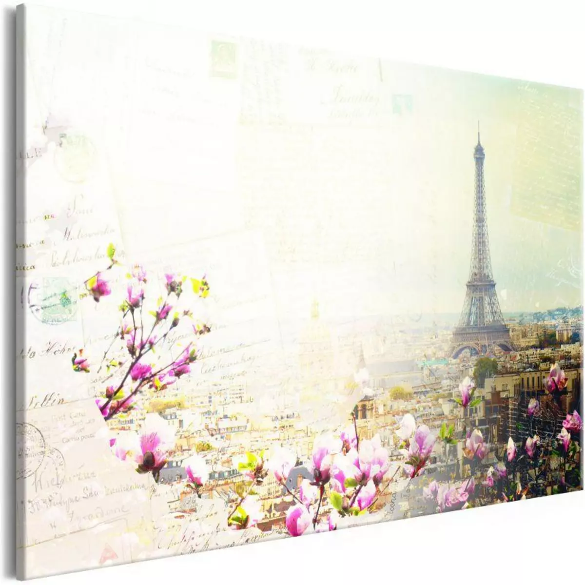 Paris Prix Tableau Imprimé  Postcards From Paris Wide 