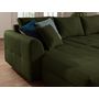 Voir la diapositive 5 : LISA DESIGN Rune - canapé panoramique - avec pouf d'appoint - 7 places - style scandinave - droit