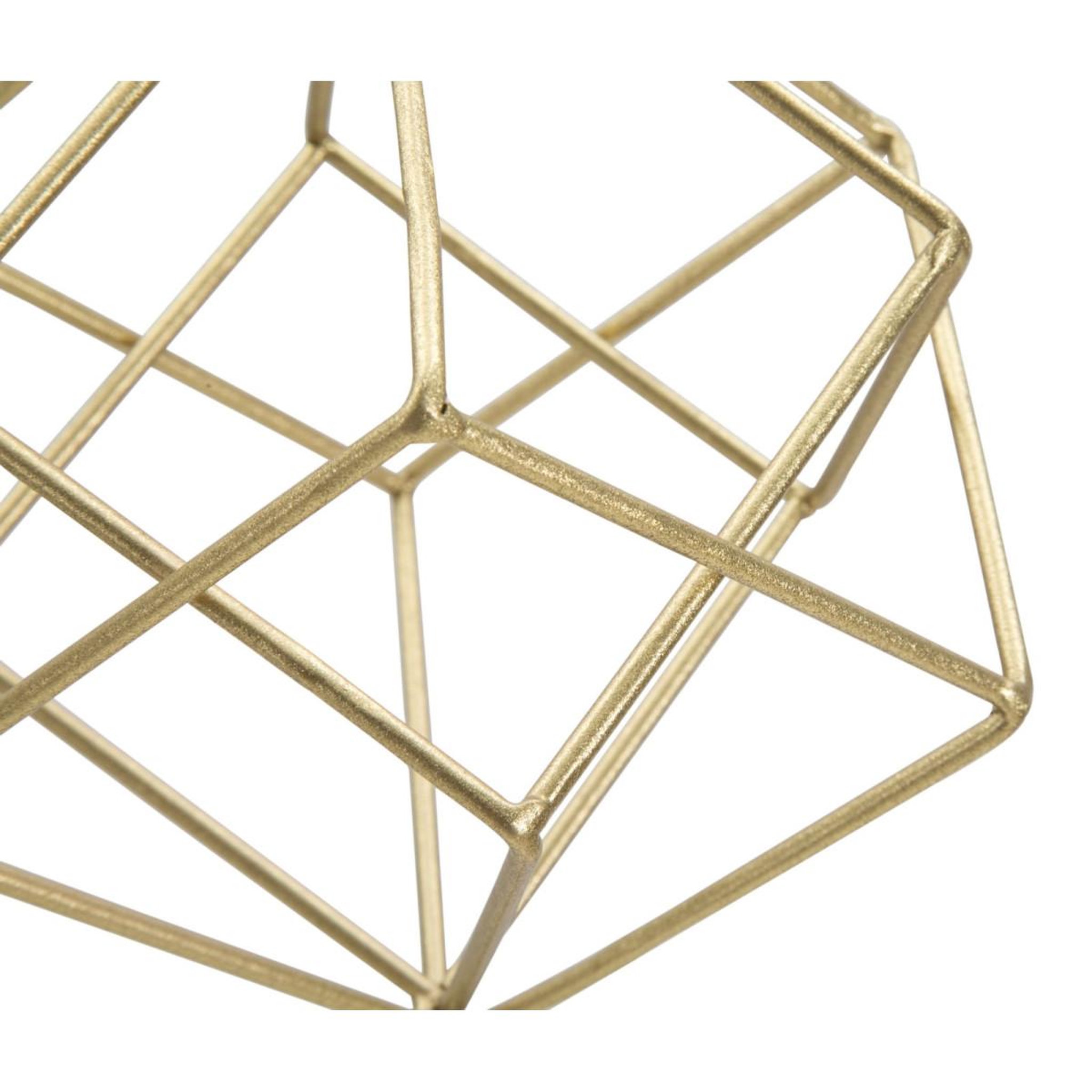 Voir la diapositive 4 : Paris Prix Objet déco en métal  cube  52cm or