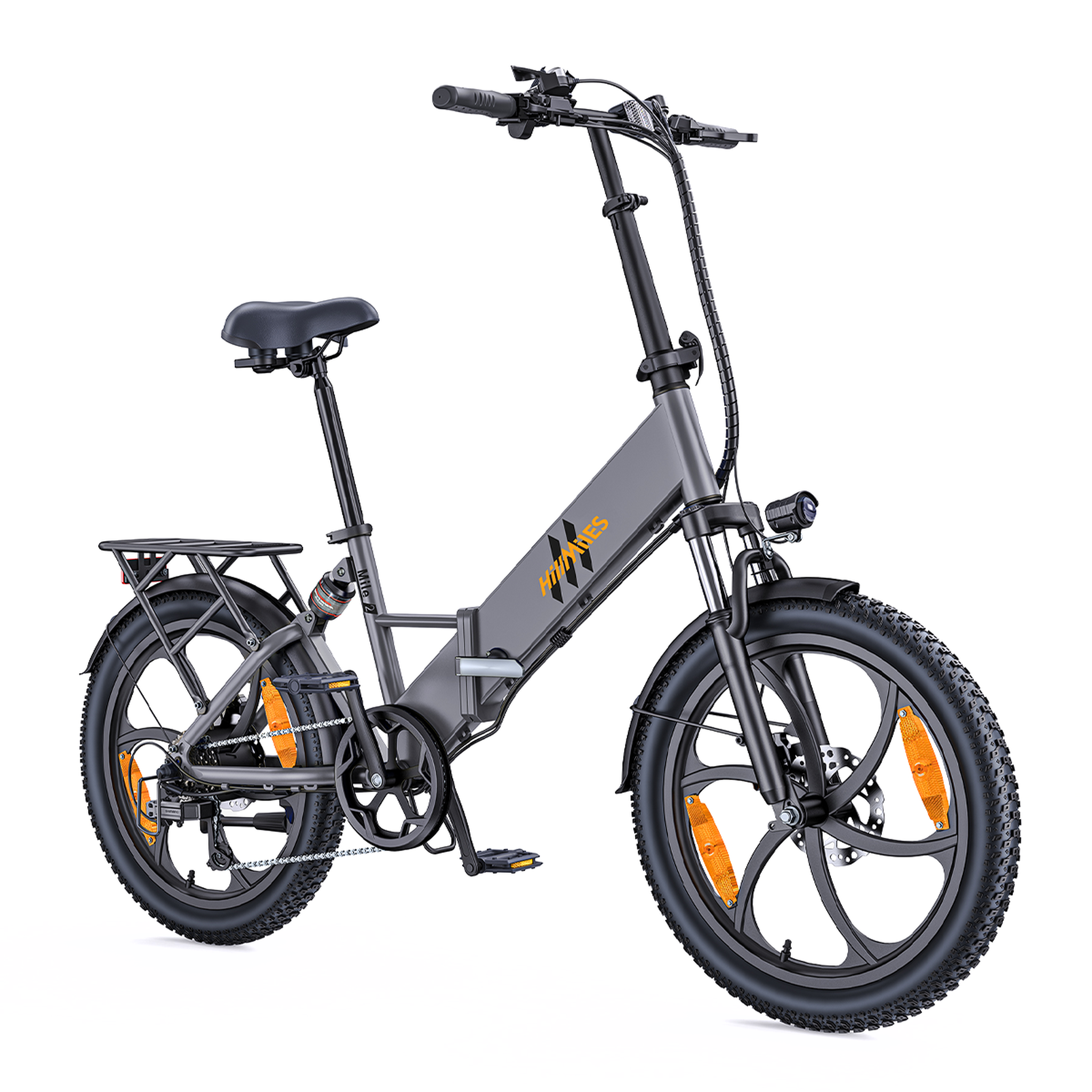Voir la diapositive 2 : HILLMILES Vélo électrique pliable Hillmiles Mile2