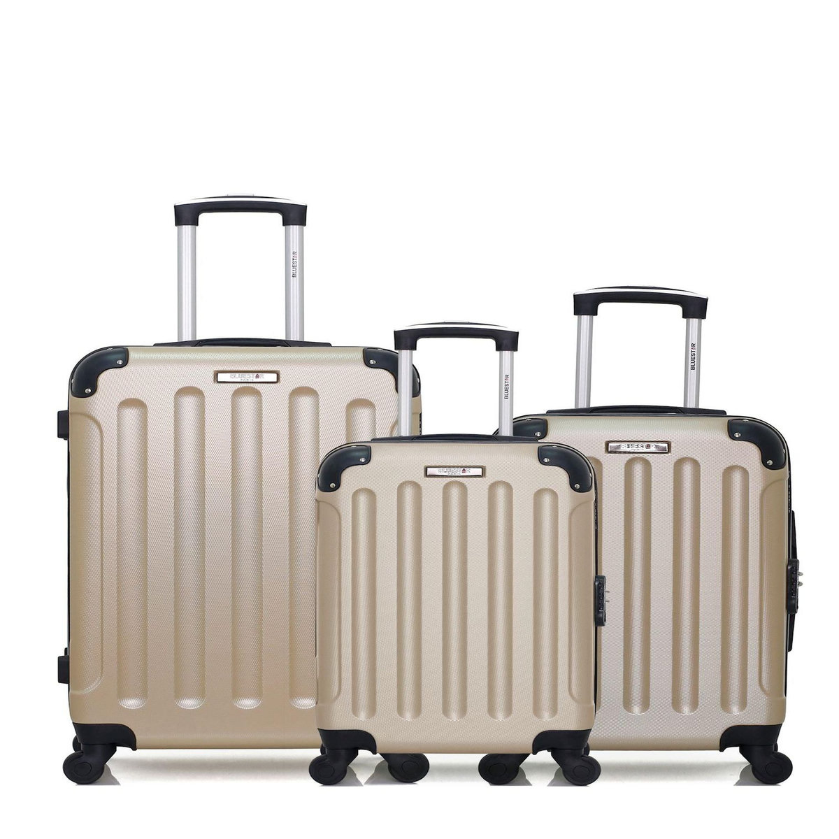 BLUESTAR BLUESTAR - LOT DE 3 - Valises weekend, cabine et cabine XXS MADRID