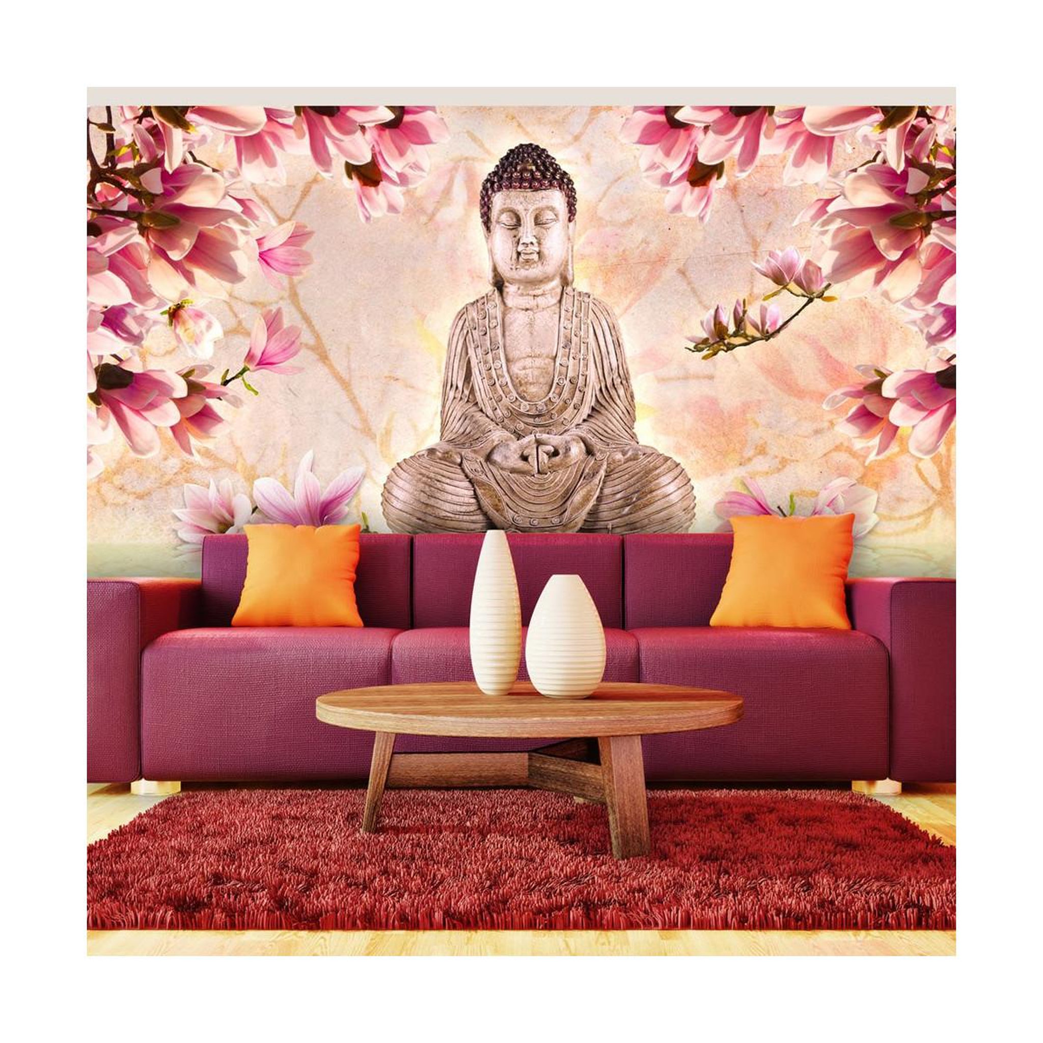 Paris Prix Papier peint xxl  bouddha & magnolia  270x550cm