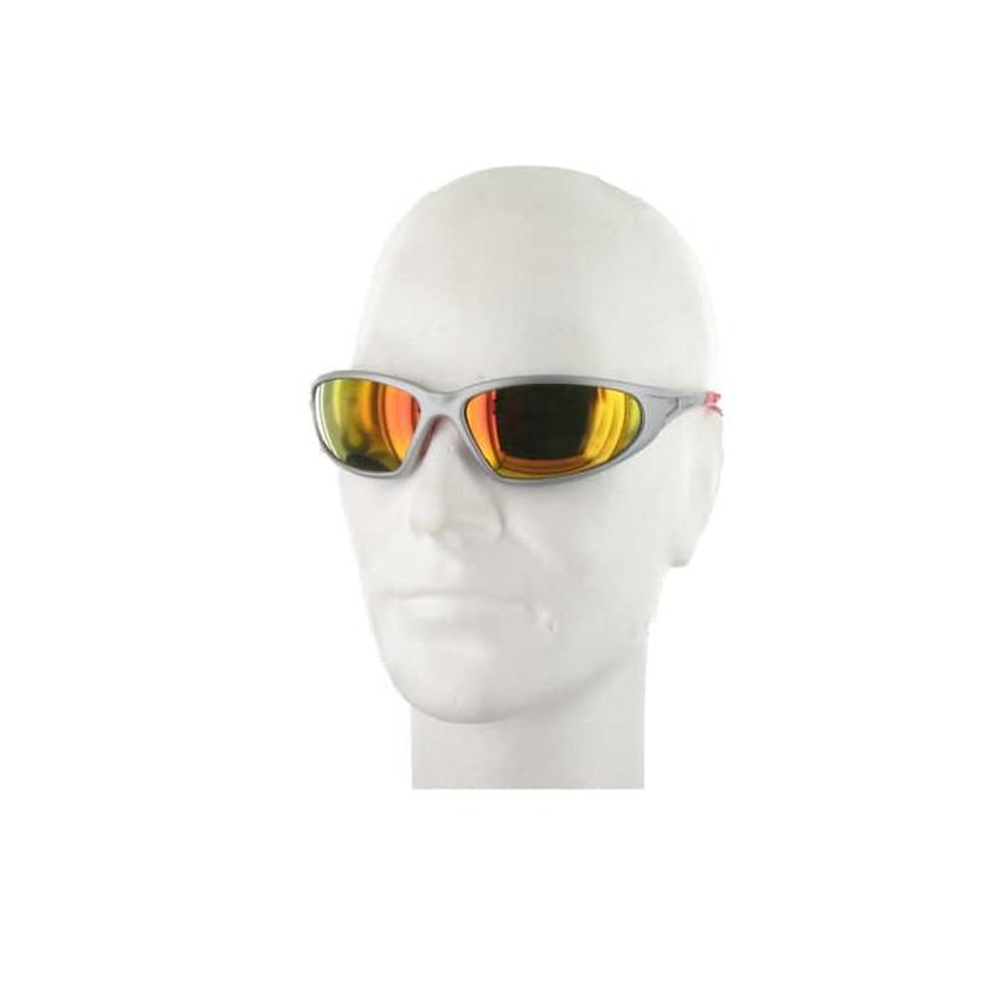 Voir la diapositive 2 : ESPACE-BRICOLAGE Lunettes de soleil freelux lux optical argent mat rouge miroir catégorie 3