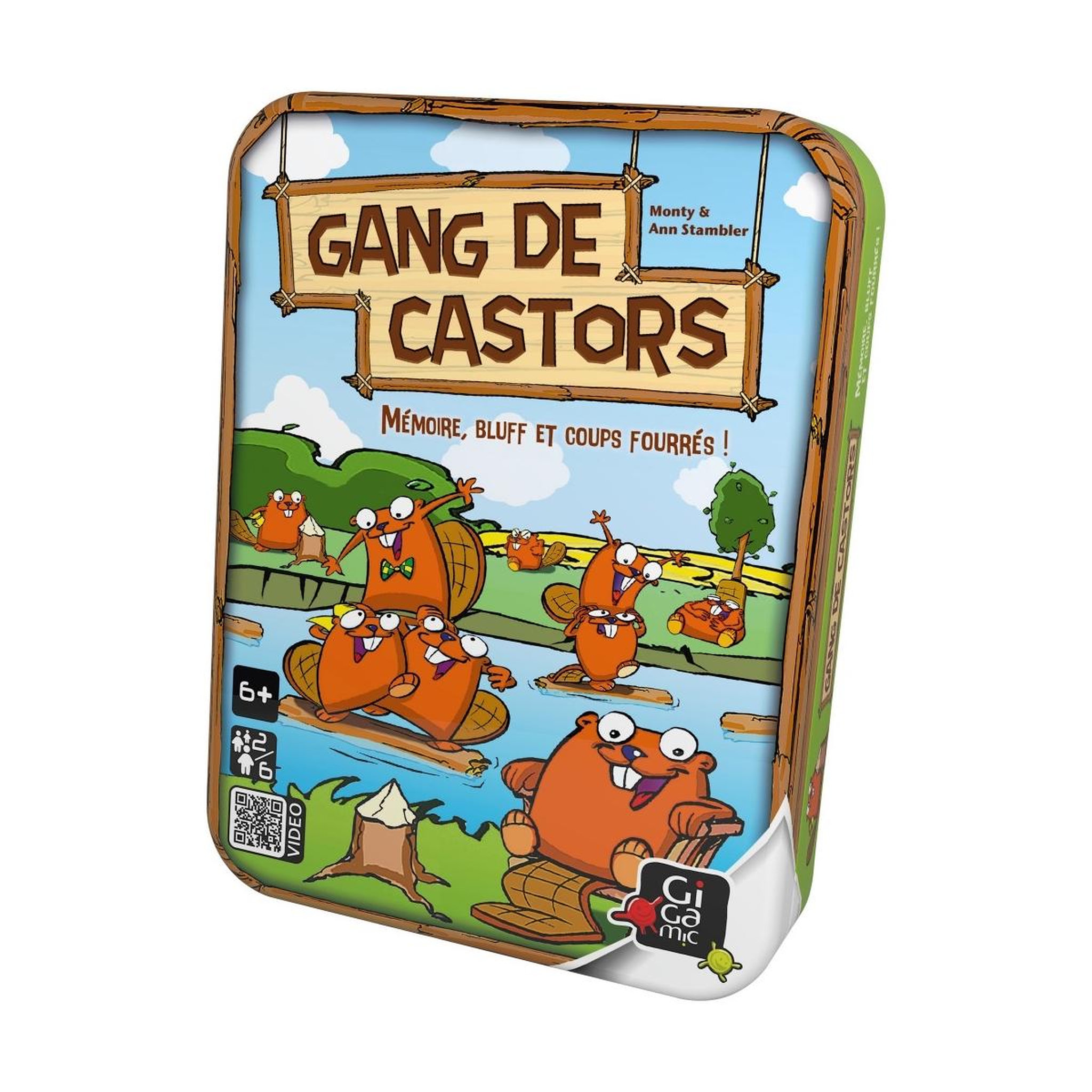 Voir la diapositive 2 : Gigamic Gang de Castors new jeu de societe