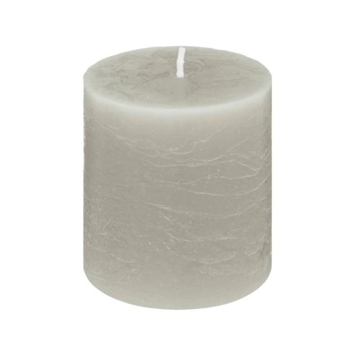 COMPTOIR DE LA BOUGIE Bougie Ronde  Rustic  7cm Gris