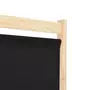 VIDAXL Cloison de separation 6 panneaux Noir 240 x 170 x 4 cm Tissu