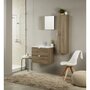 Ensemble meuble de salle de bain avec vasque, miroir + colonne RELAX