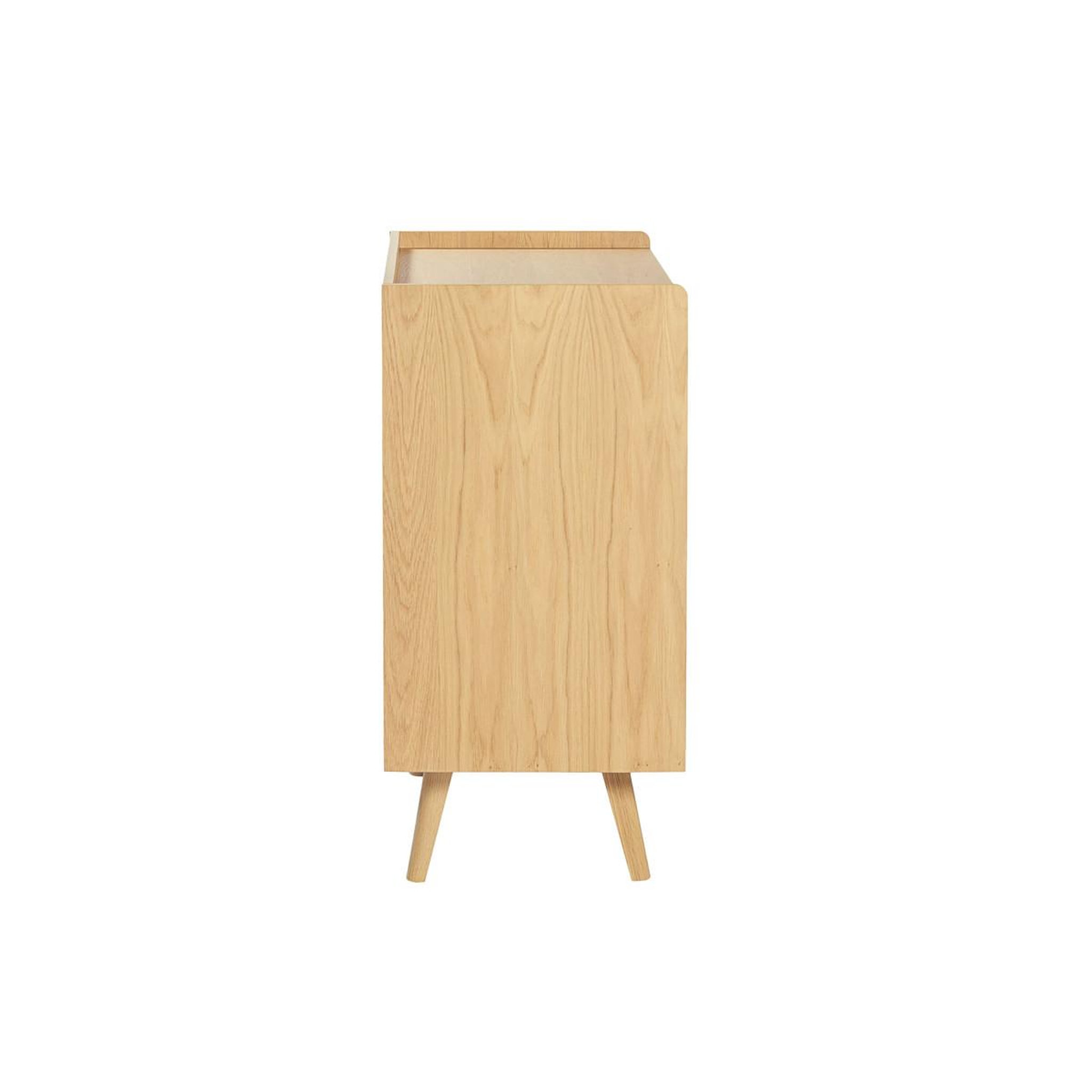 Voir la diapositive 4 : Paris Prix Buffet design 2 portes  nice  75cm chêne
