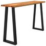 Voir la diapositive 3 : VIDAXL Table console a live edge 140x40x80 cm bois d'acacia solide
