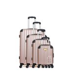 LES P'TITES BOMBES LPB LPB LUGGAGE - Set de 4 Valises MARIANNE-M 75 cm 4 Roues. Coloris disponibles : Bleu, Rose, Beige, Gris, Noir
