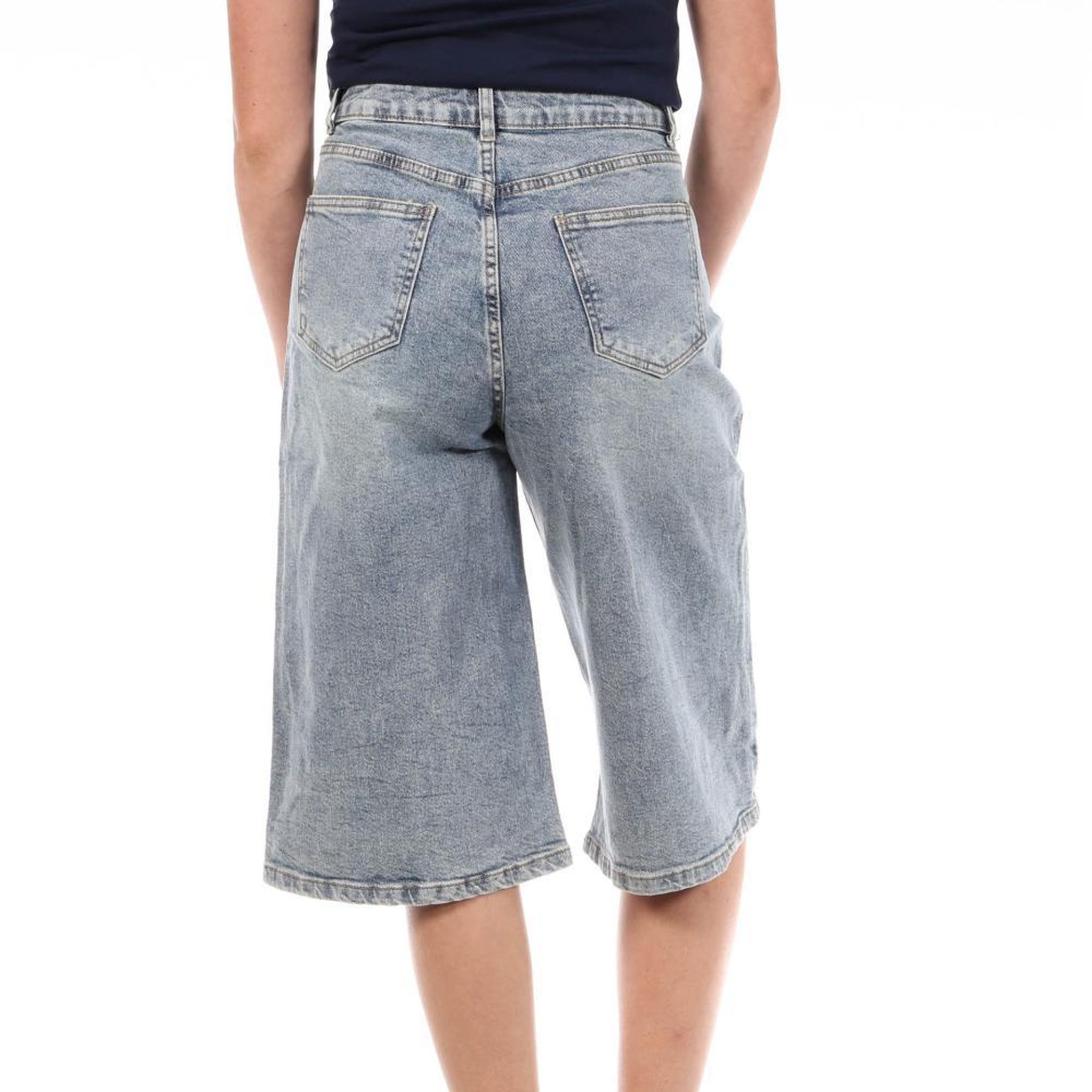 Voir la diapositive 2 : MONDAY PREMIUM Bermuda Bleu Clair Femme Monday Premium MUL