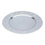 Voir la diapositive 2 : ATMOSPHERA Assiette de Présentation  Flocon  33cm Argent