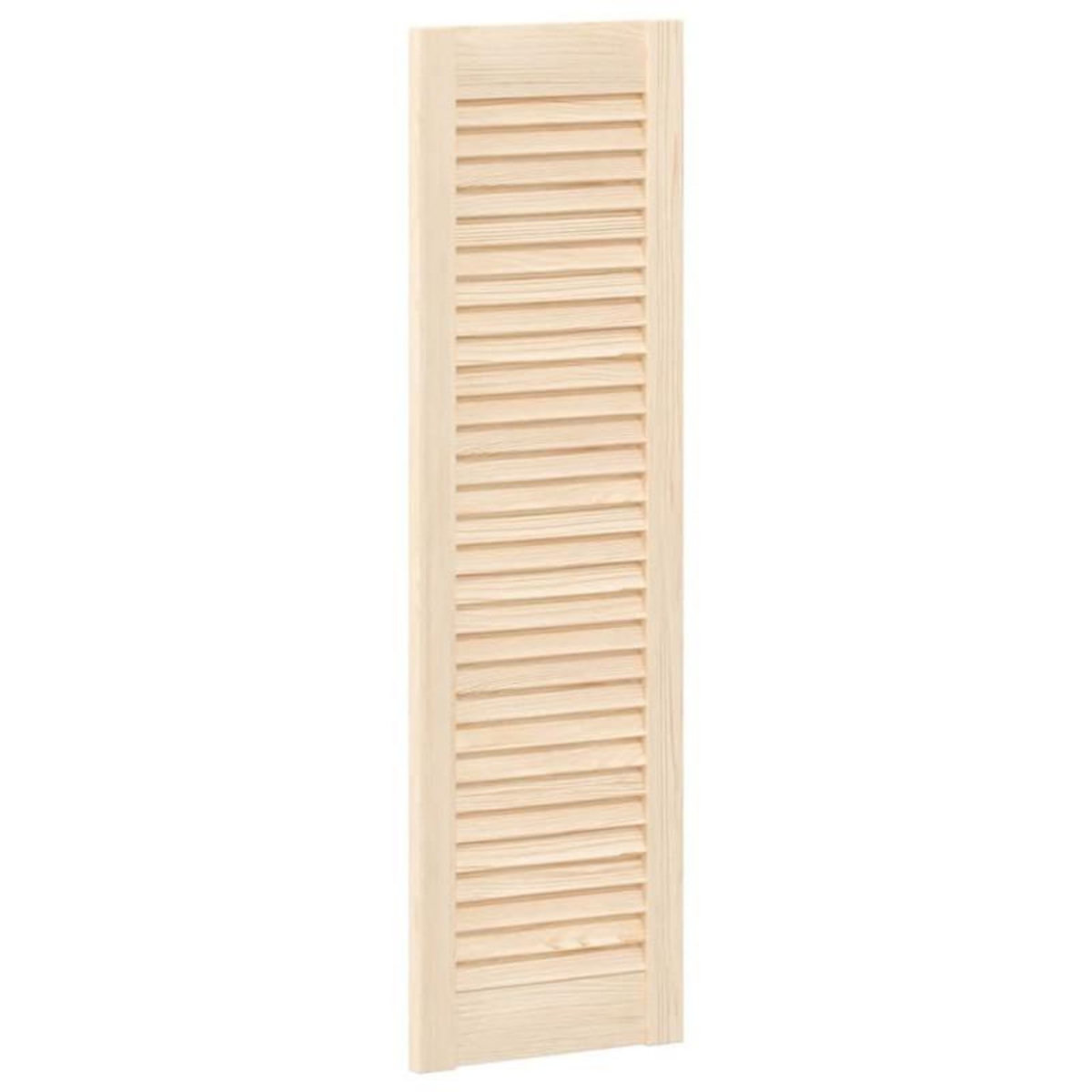 VIDAXL Portes d armoire à persiennes 2 pcs 99x29,5 cm pin massif