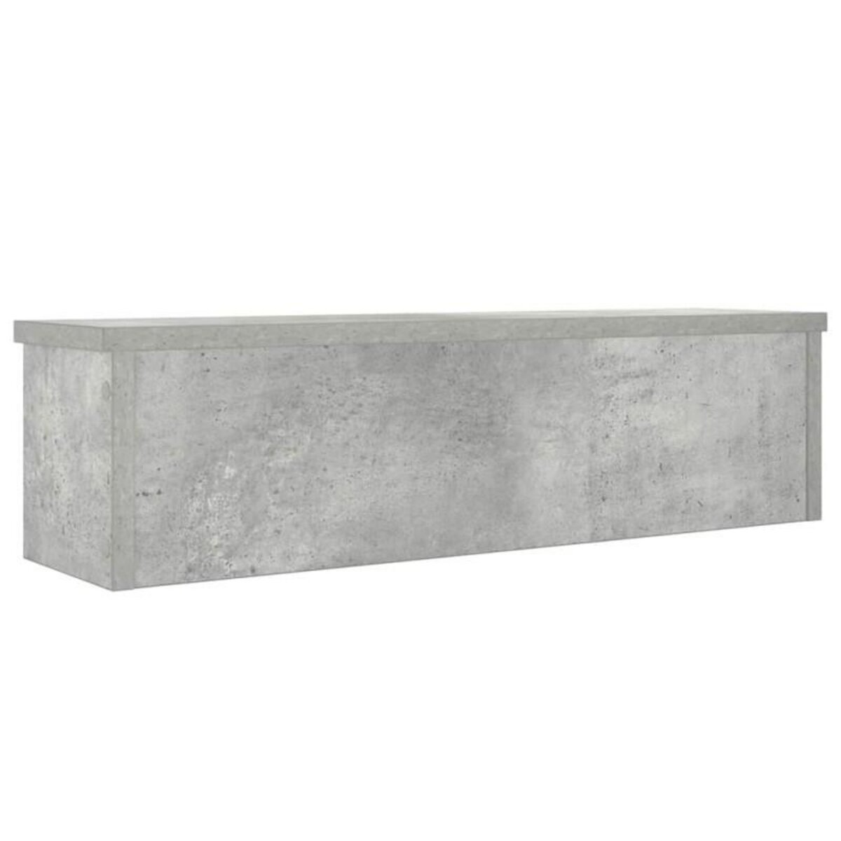 VIDAXL Étagères de cuisine empilables 2 pcs gris béton 50x15x16 cm