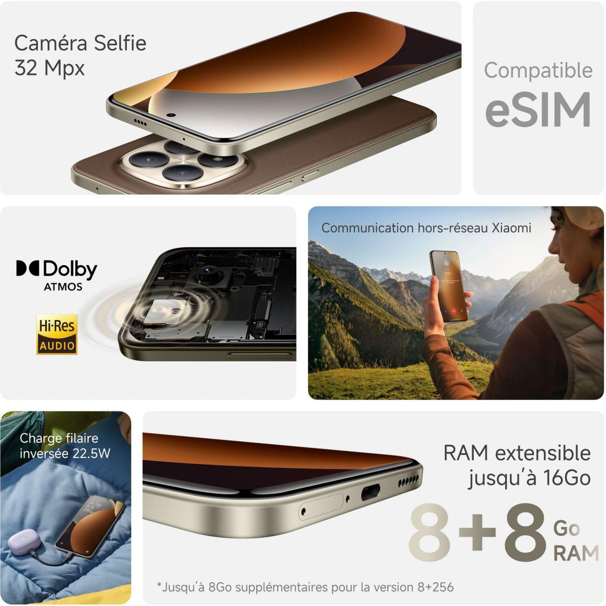 Voir la diapositive 4 : XIAOMI Smartphone redmi note 15 pro+ noir 512go 5g