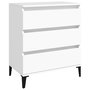 Voir la diapositive 2 : VIDAXL Buffet Blanc 60x35x70 cm Bois d'ingenierie