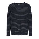 Pieces T shirt  anches Longues /Doré Femme Pieces  ilona. Coloris disponibles : Bleu